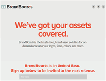 Tablet Screenshot of brandboards.com